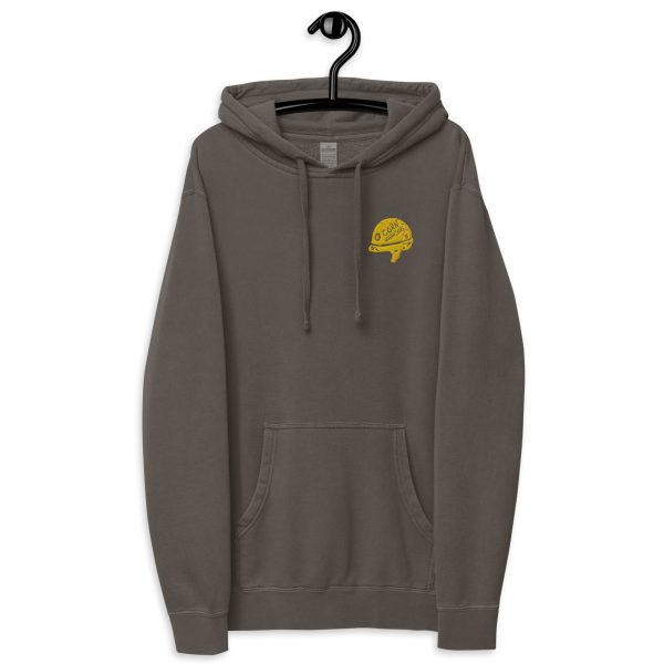 Unisex pigment-dyed hoodie